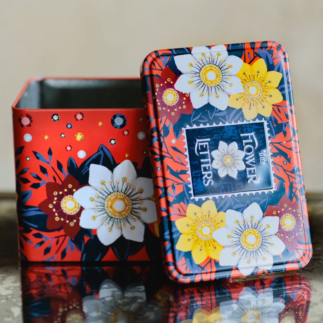 Snail Mail Letter Subscription Norah Aven Chronicles Tin The Flower