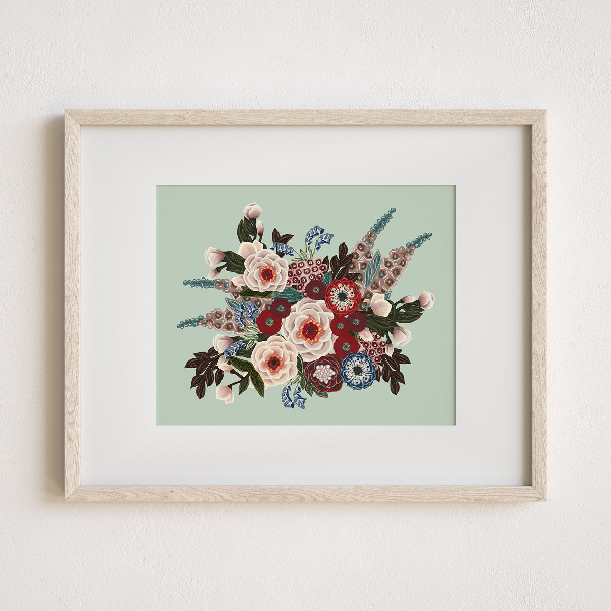 The Adelaide Magnolia Floral Print The Flower Letters