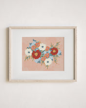Load image into Gallery viewer, Audrey Rose Floral Print - The Flower Letters
