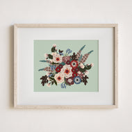 The Adelaide Magnolia Floral Print