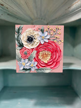 Load image into Gallery viewer, Paper Doll B - 8 x 8 3D Floral
