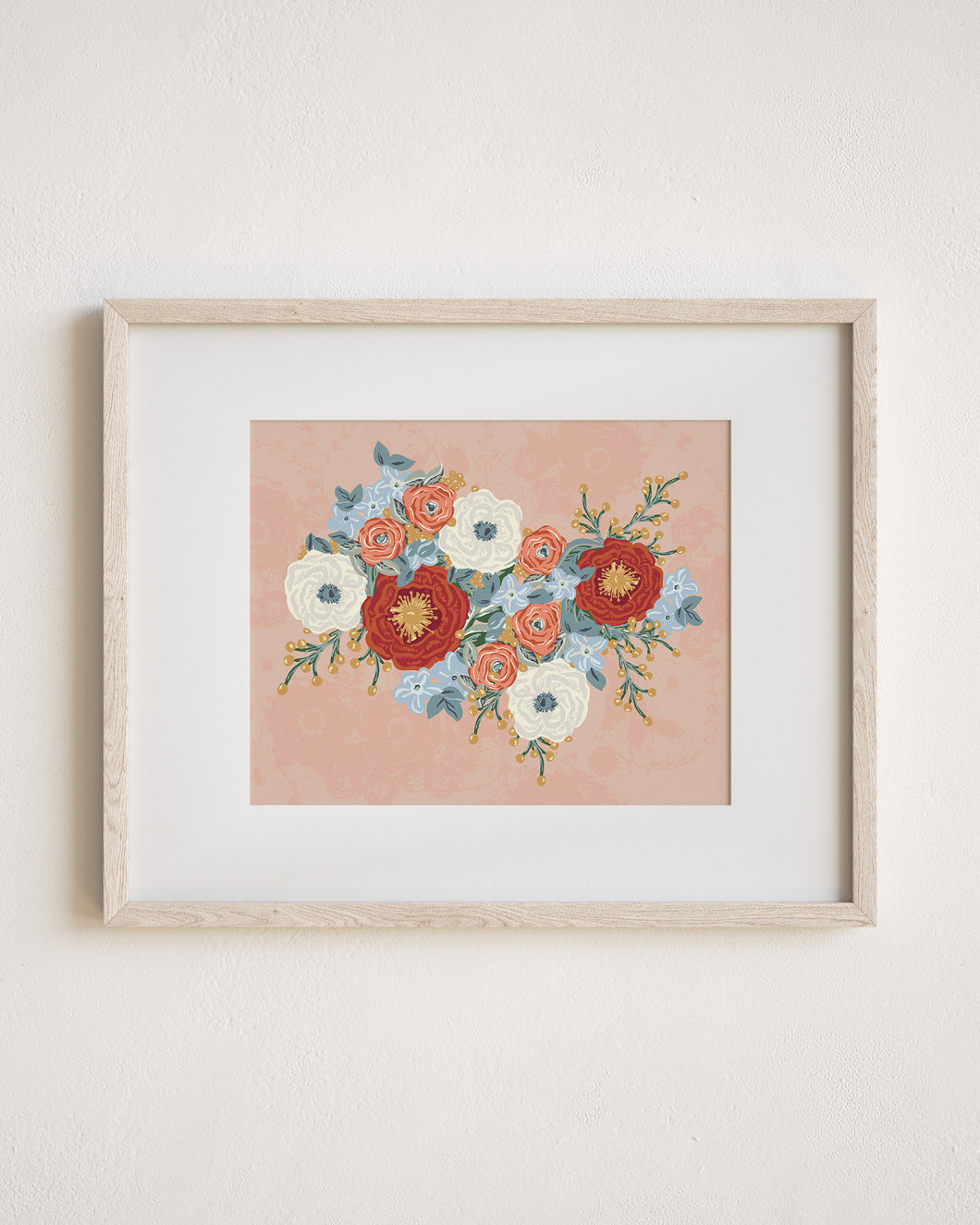 Audrey Rose Floral Print - The Flower Letters
