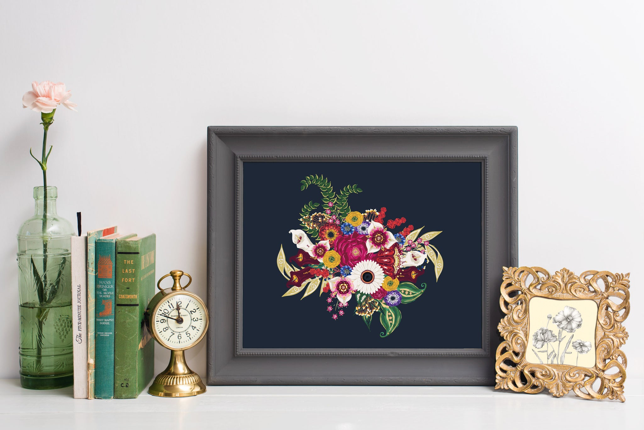 the flower letters lily clara The Lily Clara Floral Print – The Flower Letters